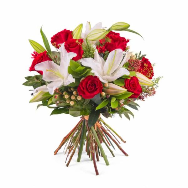 Bouquet de Rosas, Hypericus y Lilium
