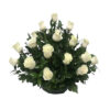 Centro Fúnebre con 20 Rosas