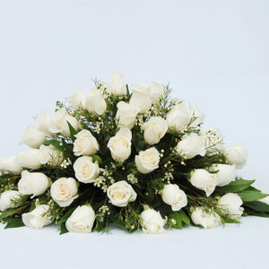 Cubre urna con 50 rosas
