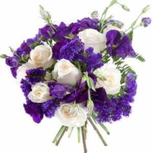 Ramo de Rosas y Lisianthus